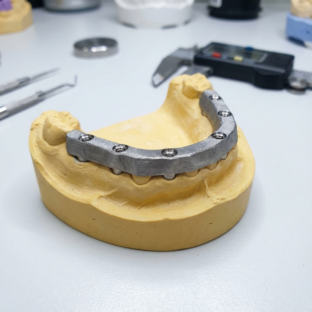 Barre implantaire titane pour All-on-4