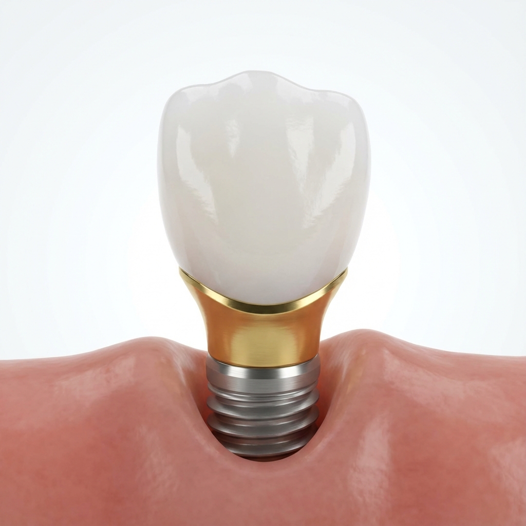 Pilier Zircone sur Ti-Base